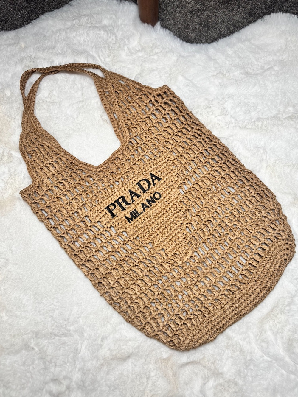 Raffia Tote Bag